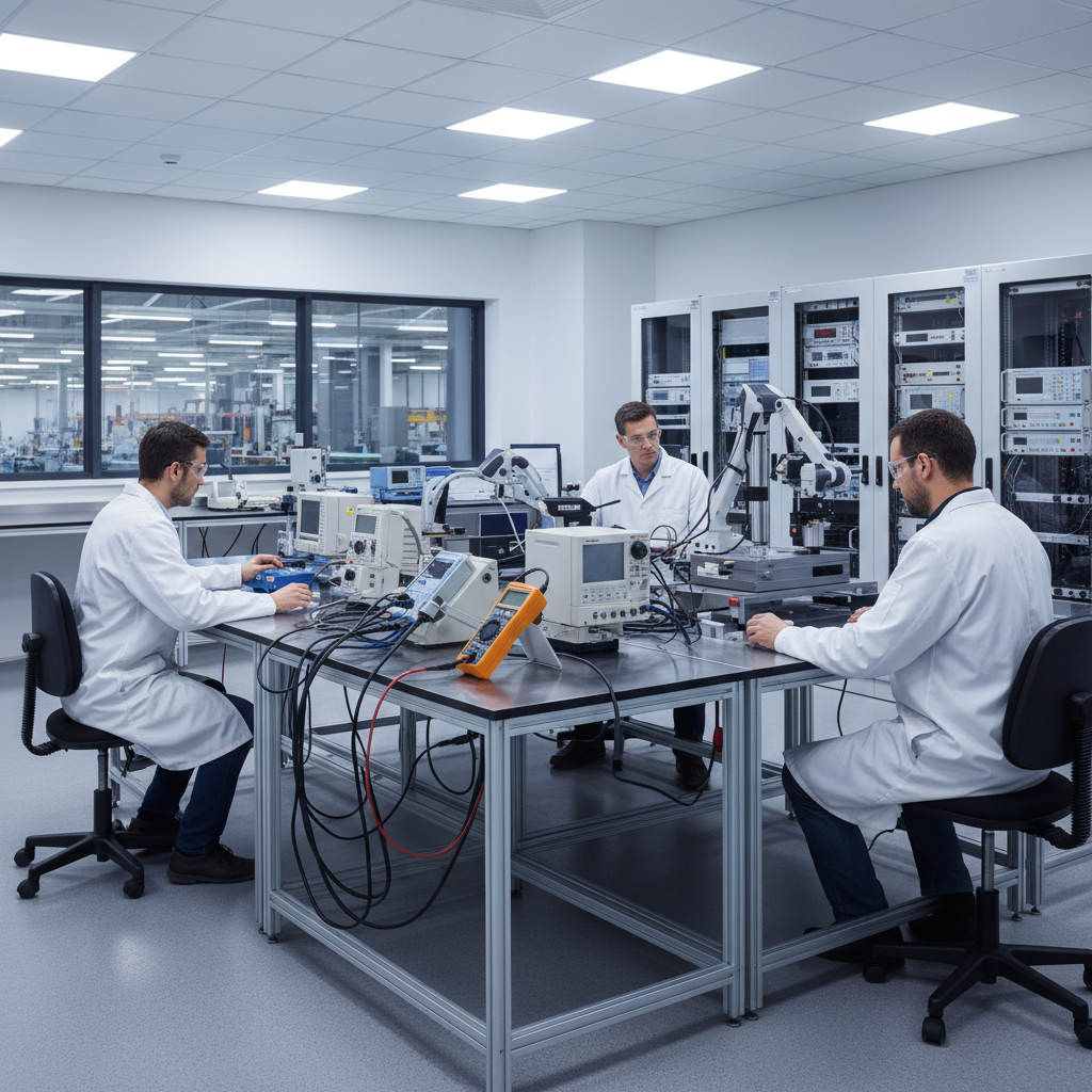 Advanced instruments at an accredited calibration services lab ensuring precise measurements